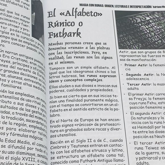 Magia Con Runas Origen Lecturas e Interpretacion - Picture 4 of 5
